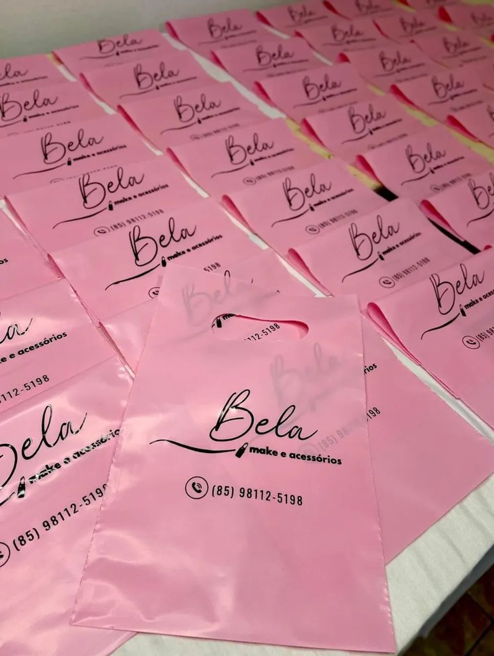 Sacolas personalizadas mínimo 500 unidades