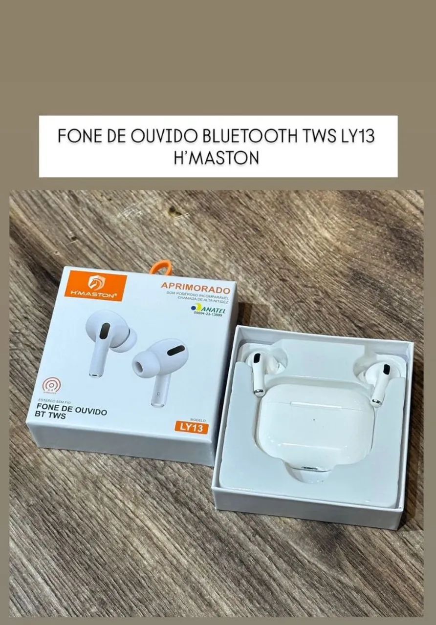 Fone de ouvido Bluetooth 