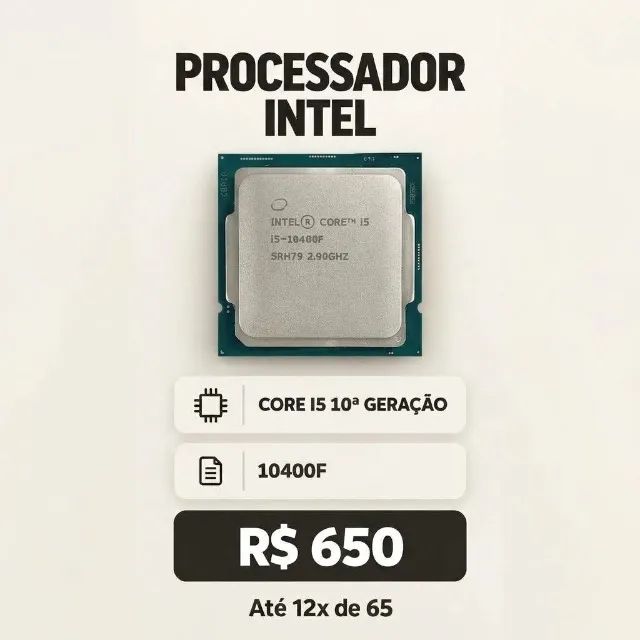 PROCESSADOR INTEL CORE I5 10400F