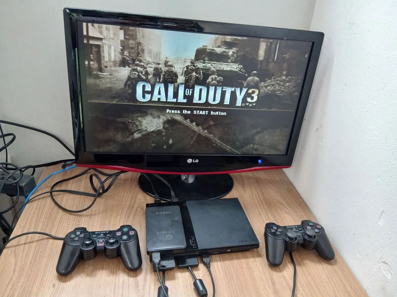 Playstation 2 (play 2) + TV Monitor 23 polegadas