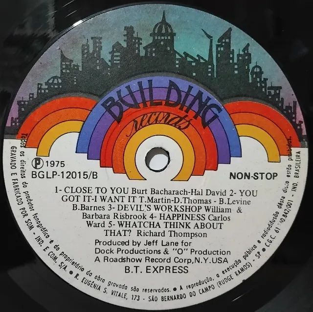 Lp - B.t. Express - Non Stop - 1975 - Foto 4