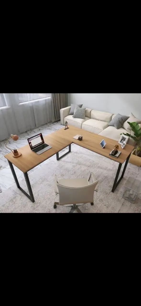 Mesa L para escritório Estudo Gamer - Foto 2