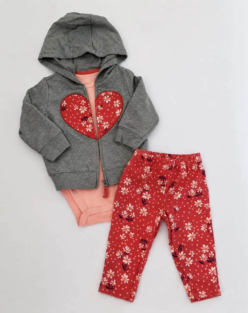 Conjunto carters moletom 9 meses 