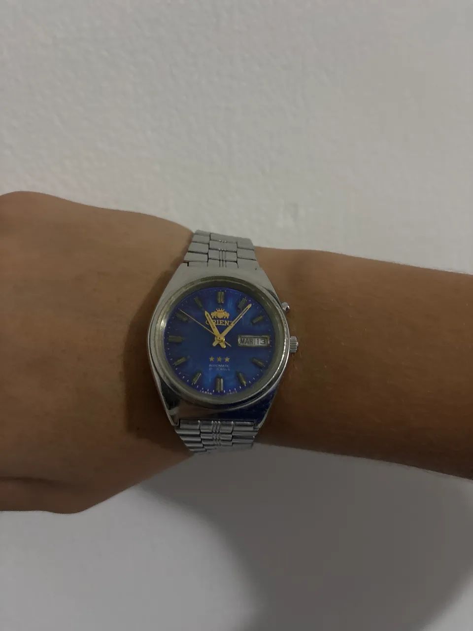 Relógio orient azul automático  - Foto 2