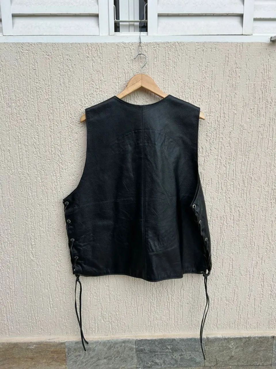 Colete Masculino Couro Corollo Original - Preto - Foto 4