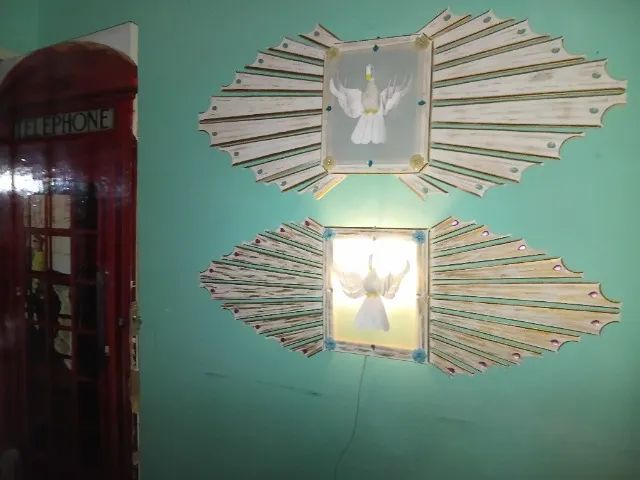 Espirito santo 3 d com luz - Foto 3
