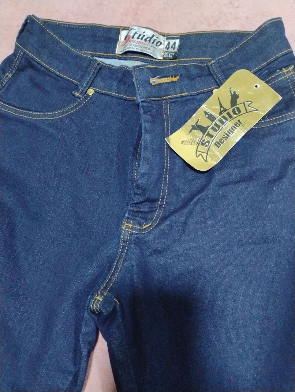 Calça jeans feminina 42 - Foto 2