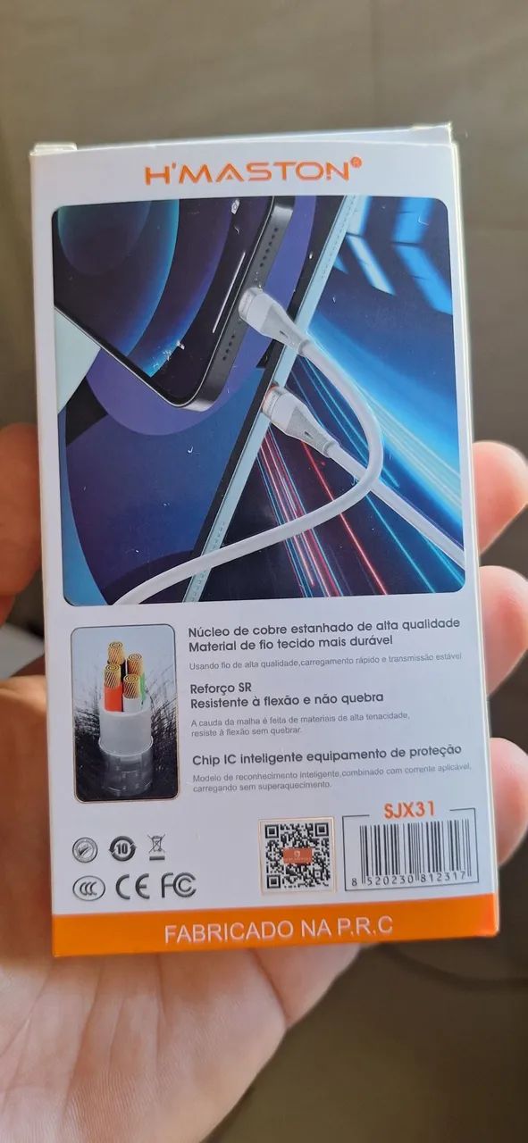 Cabo USB C para USB C 65W - Foto 2