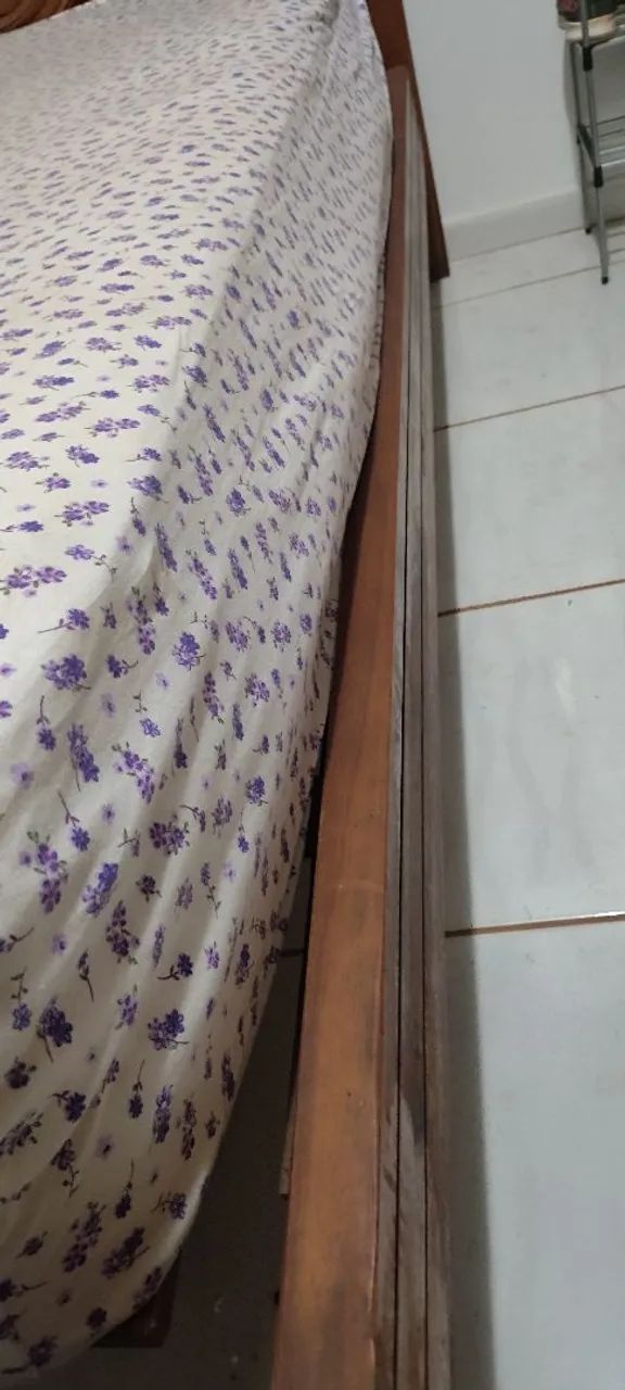 Cama casal com colchão  - Foto 2