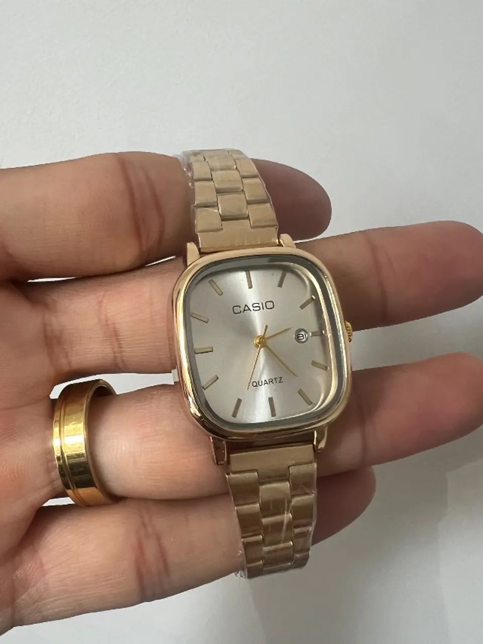 Relógio Cásio Feminino Dourado