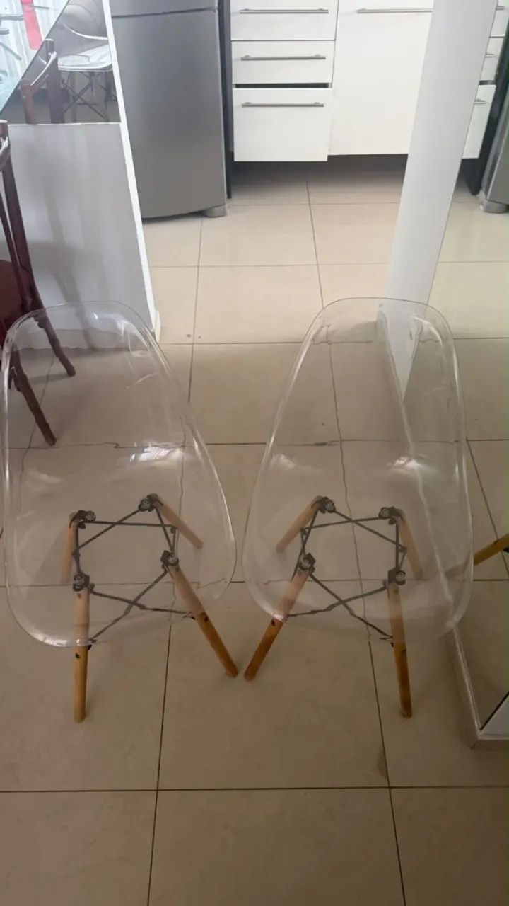 Cadeira acrilico transparente  - Foto 3
