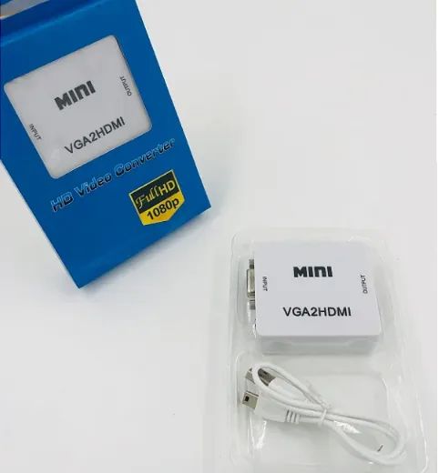Conversor de áudio e vídeo VGA para HDMI - Foto 2
