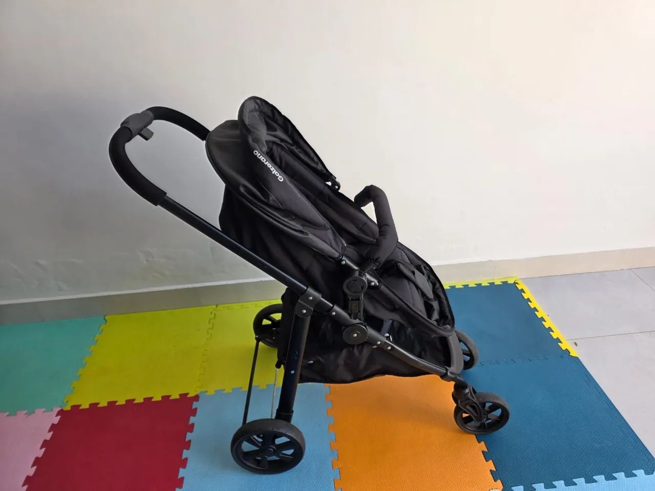 Carrinho para bebê com bebê conforto  - Foto 3