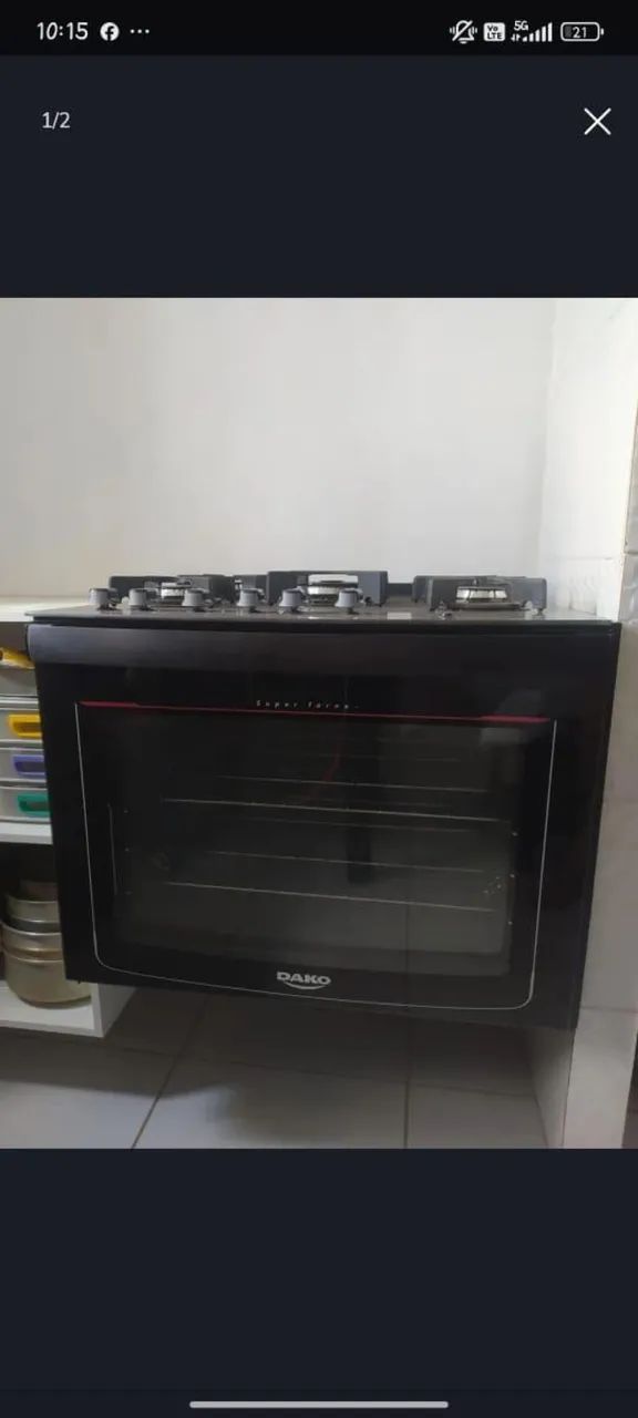 Fogão Dako 5 Bocas 