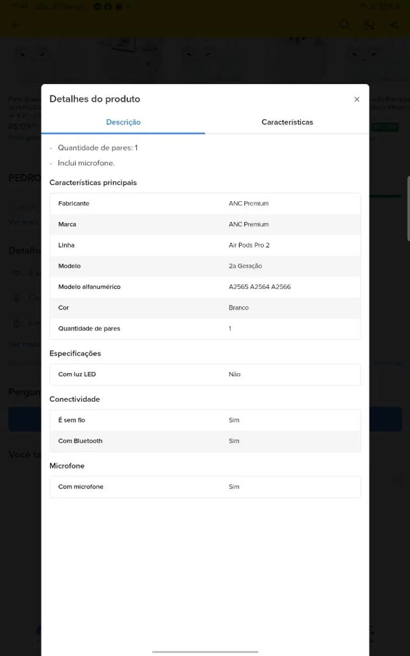 AirPods  Pro 2° Geração  - Foto 4
