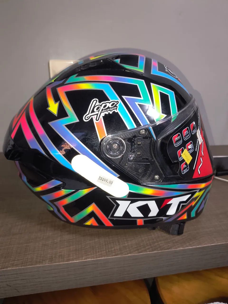 Capacete novo 