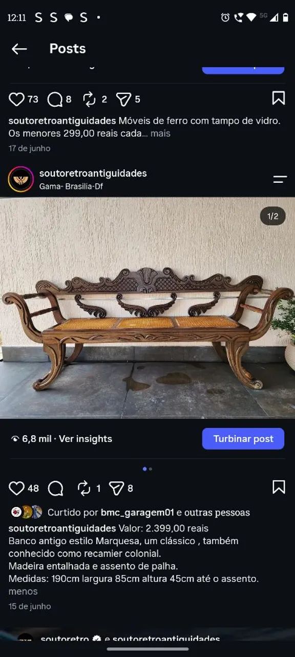 Móvel antigo de madeira  - Foto 3