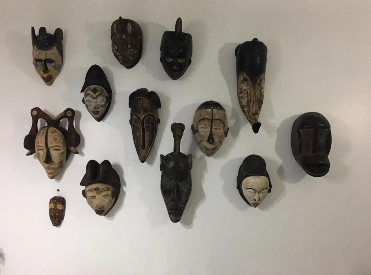 Coleção de máscaras africanas autênticas  - Foto 2
