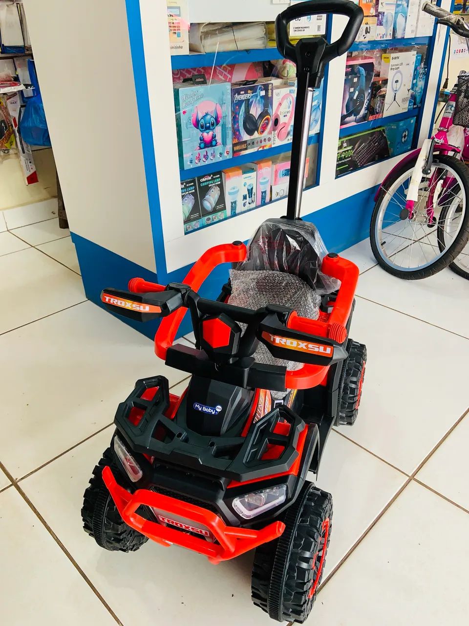 VENDE-SE CARRINHO PARA PASSEIO VIA BLUETOOTH MÚSICAL COM GUIADO  - Foto 3