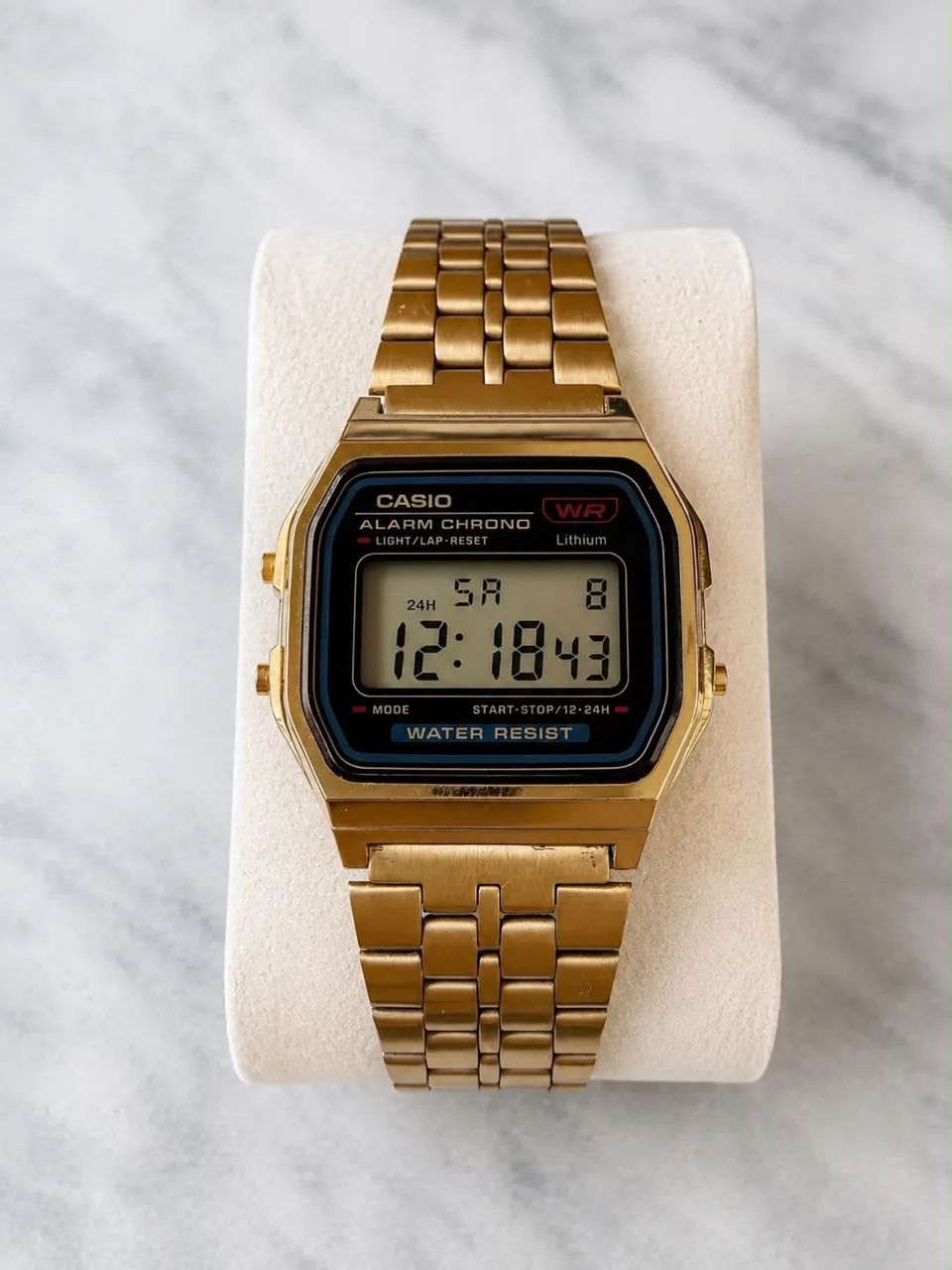 CASIO VINTAGE- DOURADO/PRETO !ORIGINAL!