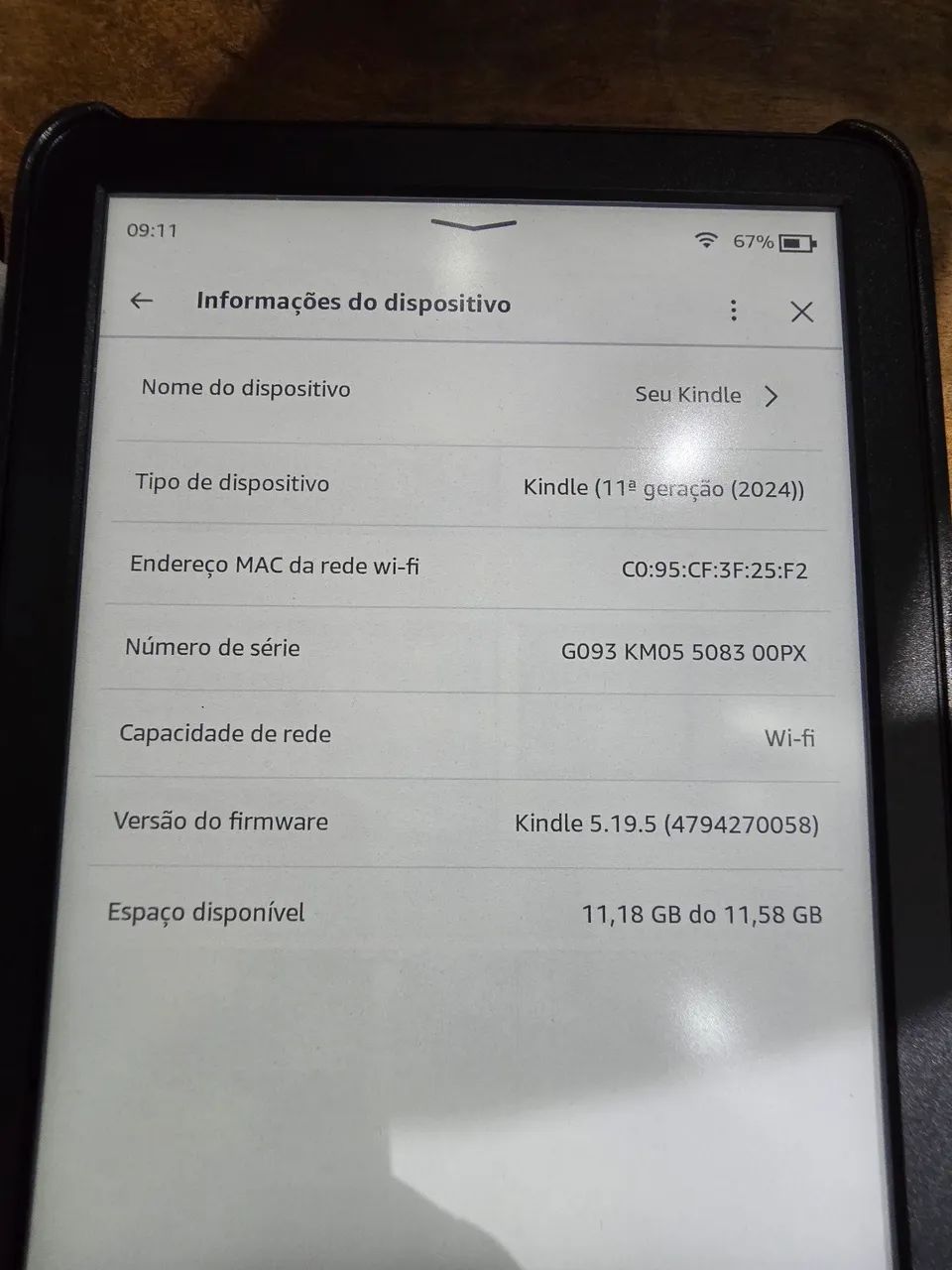 Klindle Amazon 11°Geração 12GB - Foto 4