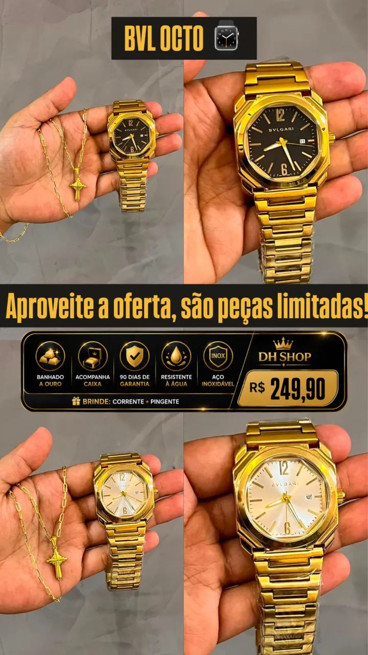 REL ÓGIO BVL OCTO EM OFERTA ? - Foto 2