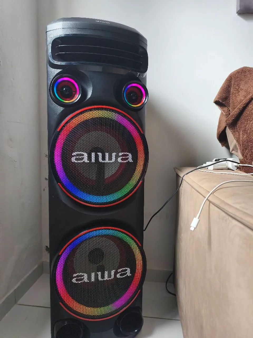 Caixa de som Aiwa  - Foto 2