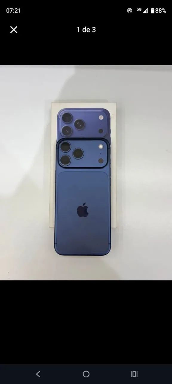 iPhone 17 pro Max deep blue