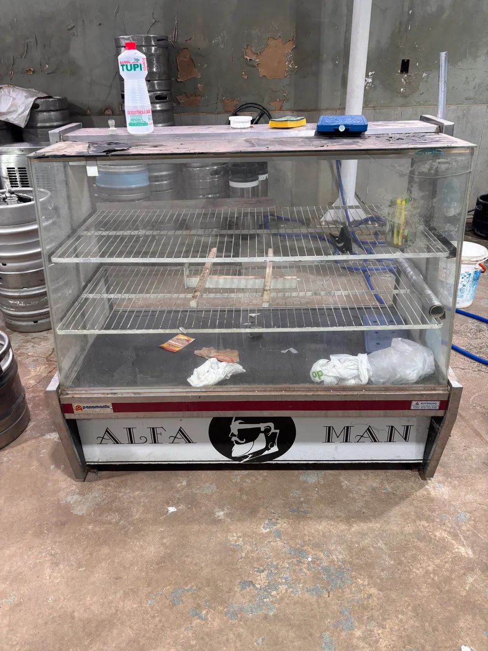 Balcão não refrigerado 