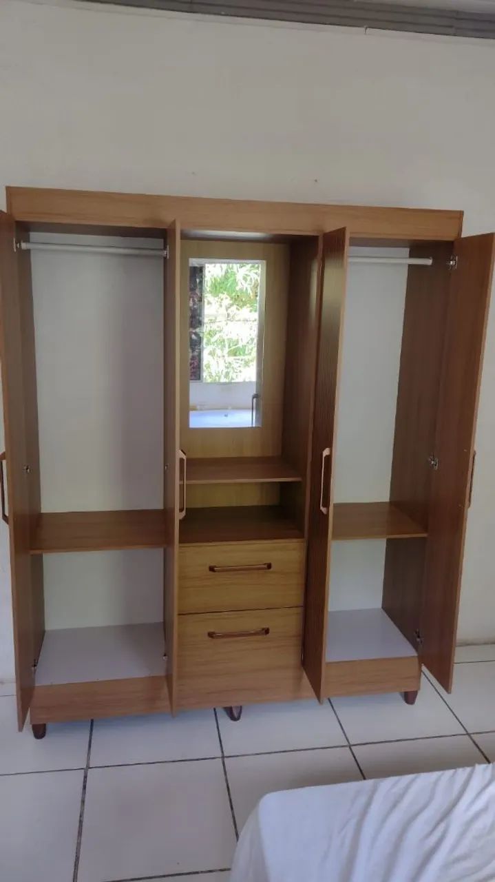 Roupeiro solteirão 100% MDF  - Foto 2