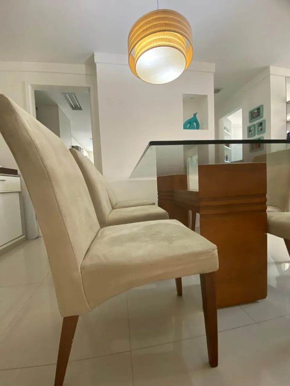 Mesa de jantar rentangular vidro 1,80 m x 1,0 m - Foto 4