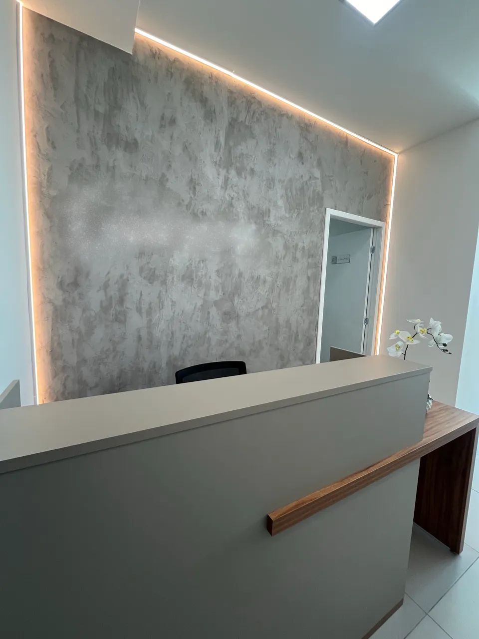 Balcão de recepção 