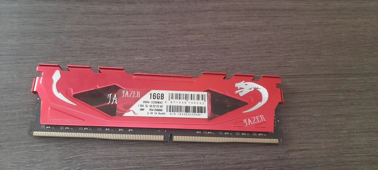 Memória RAM 16GB 3200mhz 