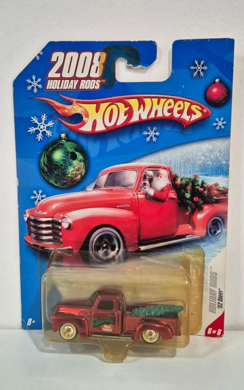 Hot Wheels 2008 Holiday Rods 52 Chevy - Hobbies e coleções