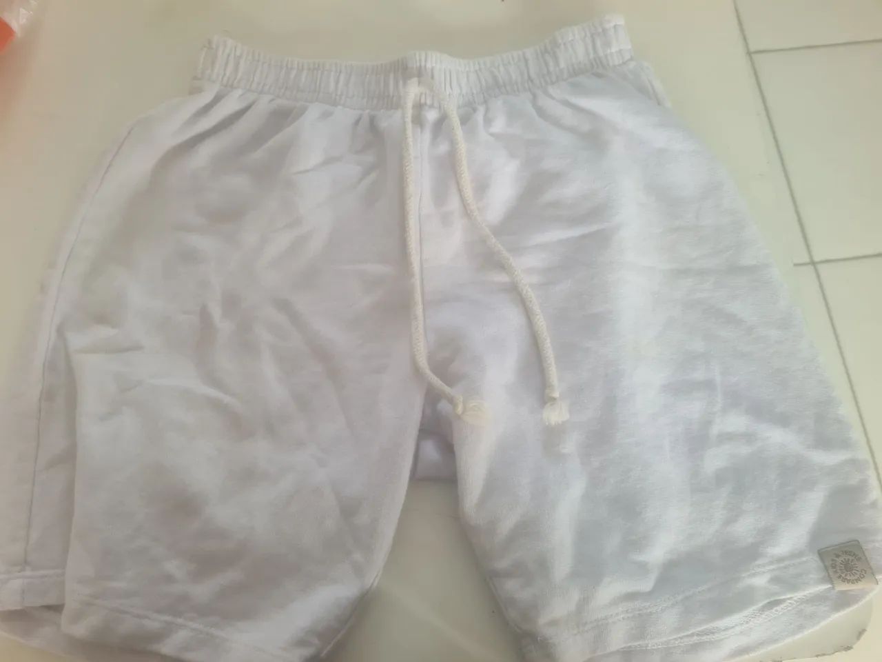 short branco infantil TM 14