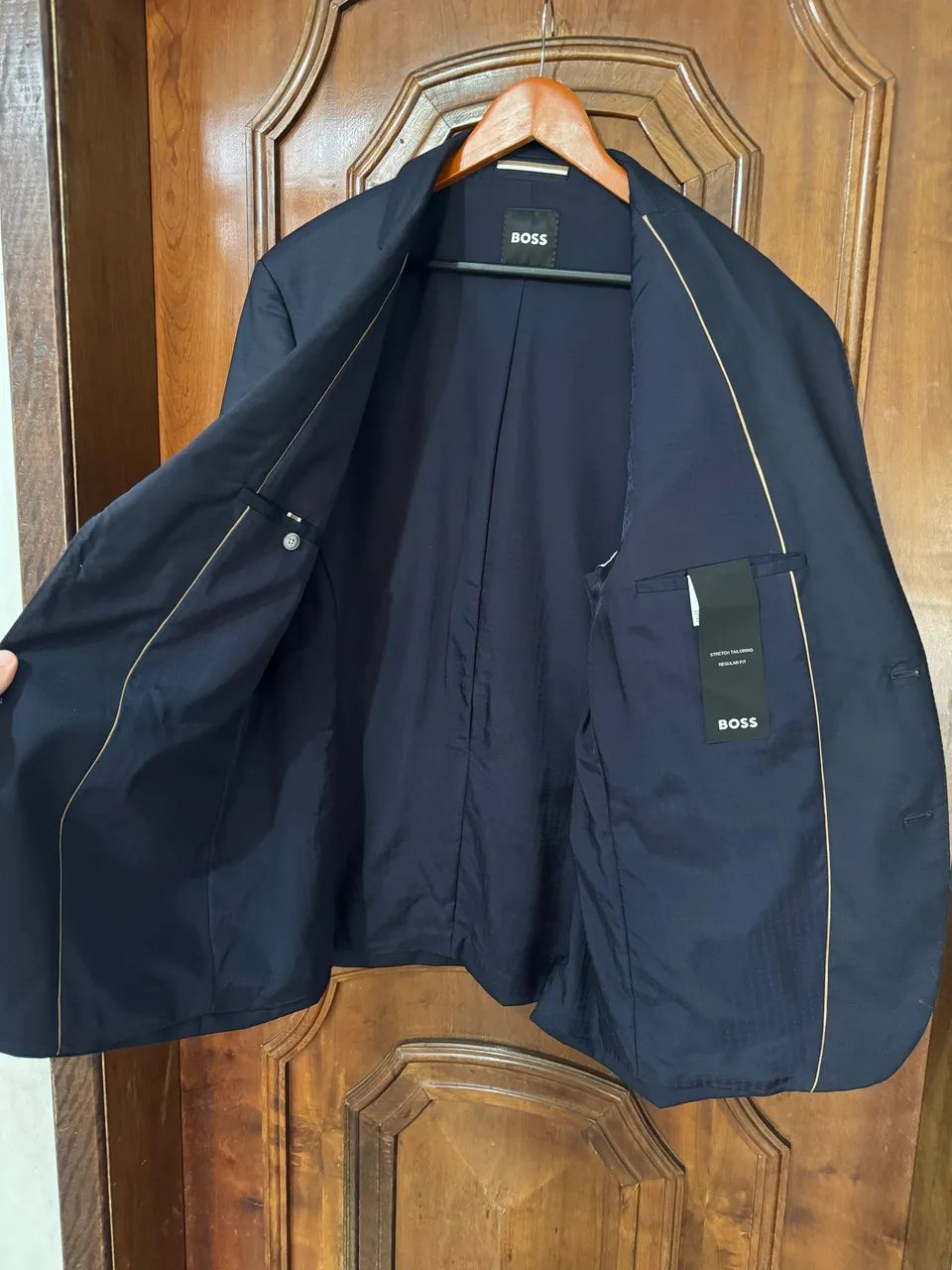 Terno Boss regular fit dark blue  - Foto 4