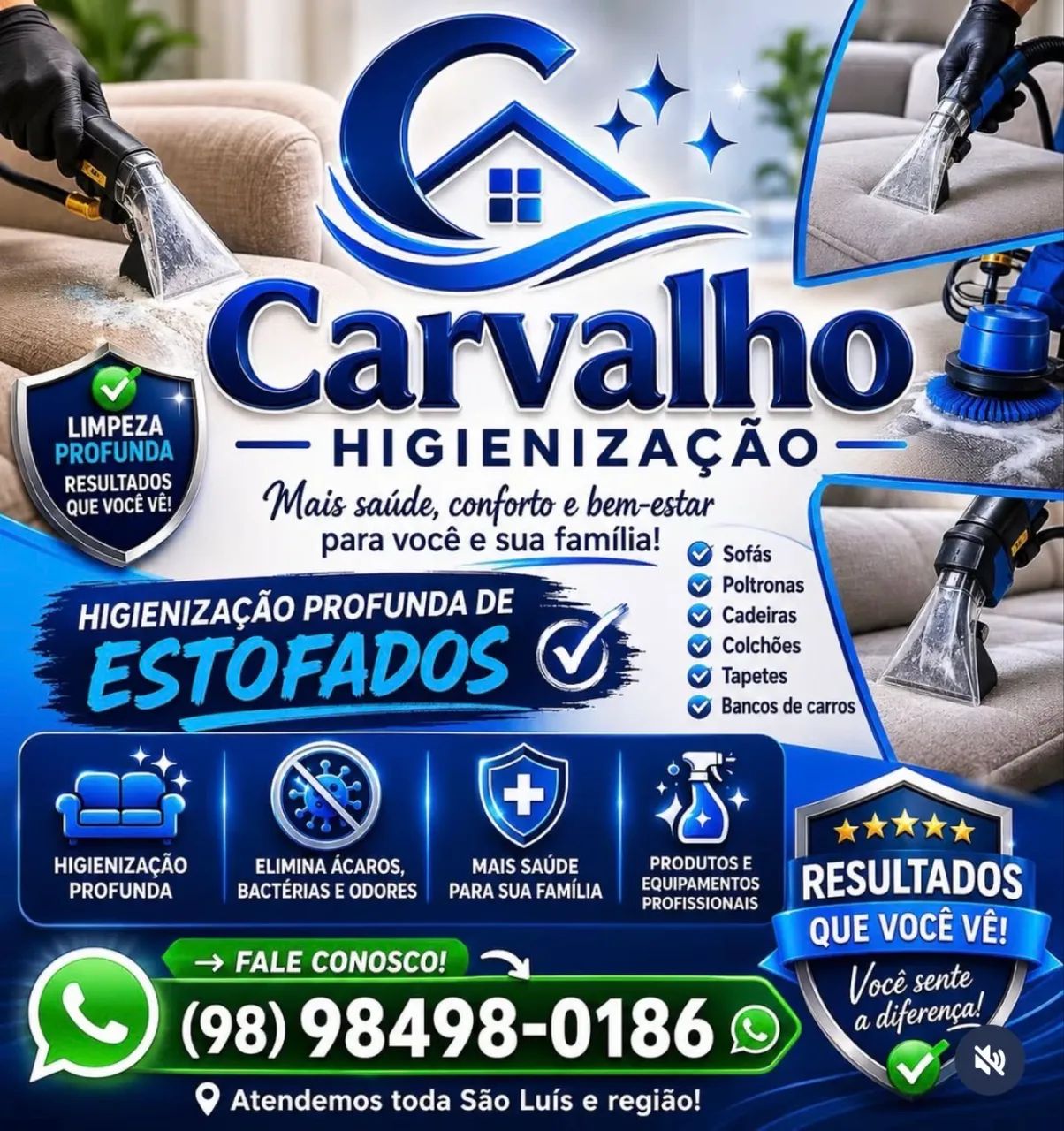 Higienização de estofados  - Foto 3
