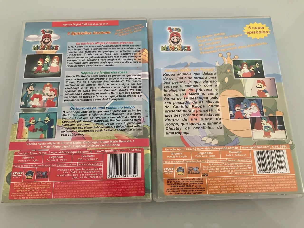 DVDs Super Mario Bros Vol 1 e 2 - Foto 2