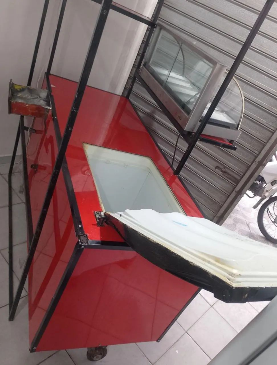 VENDO CARRINHO DE LANCHE EM PERFEITO ESTADO, ACEITO PROPOSTA  - Foto 2
