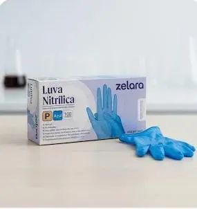 Luva Nitrilica (P, M e G)