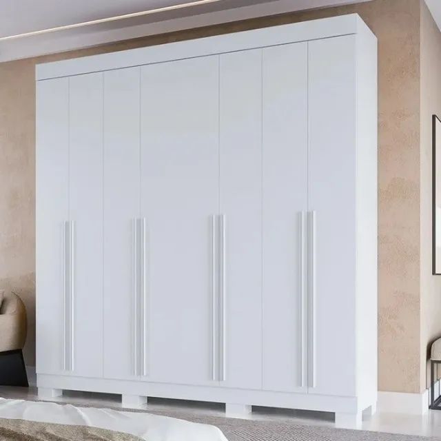 Transforme Seu Quarto com o Guarda-Roupa Casal Stella 8 Portas e 4 Gavetas