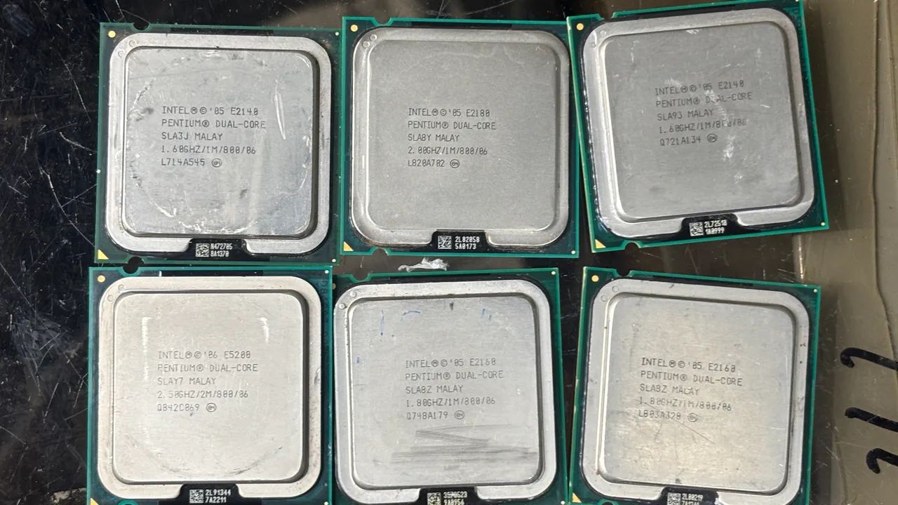 Lote com 21 Processadores Intel LGA775 (Core 2 Quad, Core 2 Duo e Pentium) - Foto 2