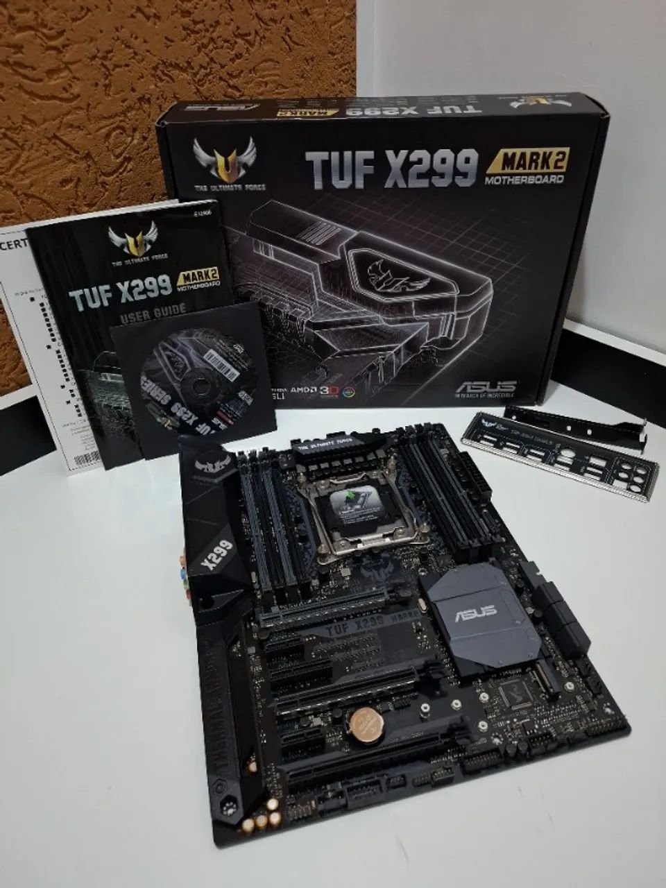 Pc gamer kit Placa mae asus TUF x299 processador i7 7800x lga 2066