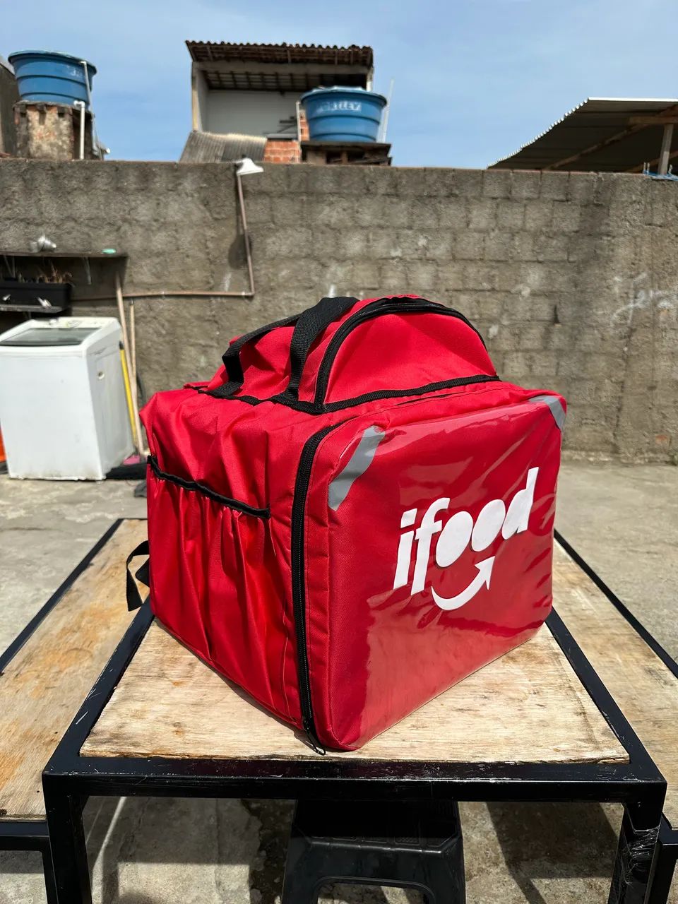 Bag / Mochila entregador 45L Vermelha 