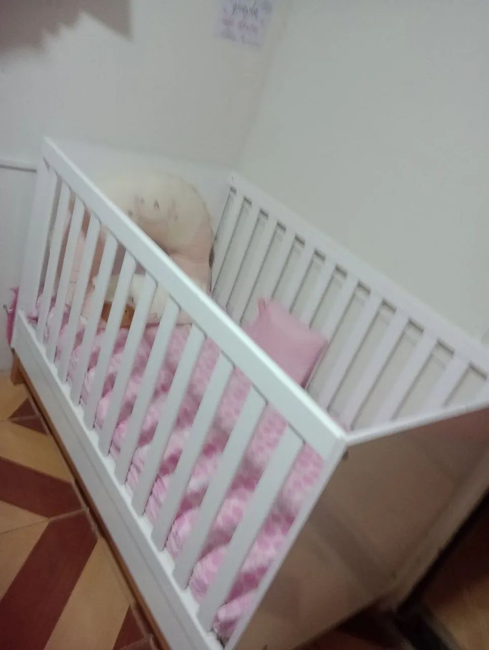 Berço mini cama, colchão, mosquiteiro e kit berço  - Foto 2