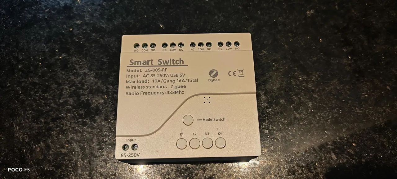 Interruptor ZigBee 4 Canais e RF - Foto 4