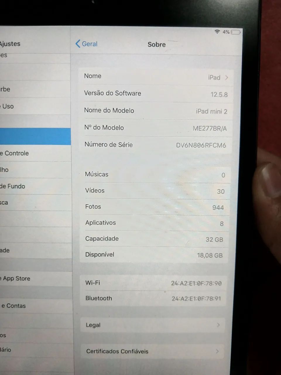 iPad Mini 2 Apple 32GB - Perfeito Estado<br> - Foto 5