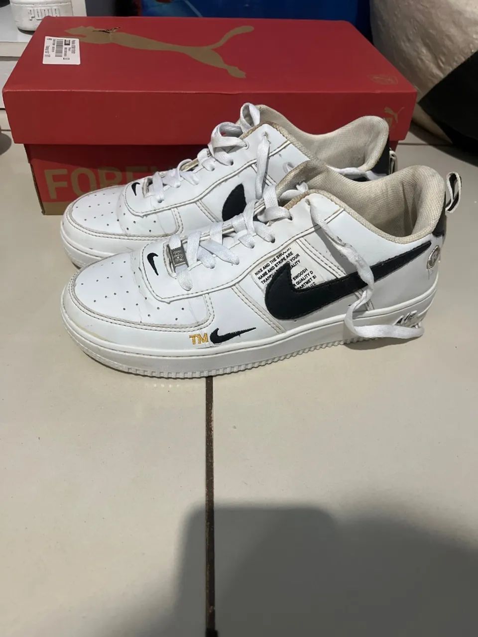 tênis nike air force 1 utility branco 