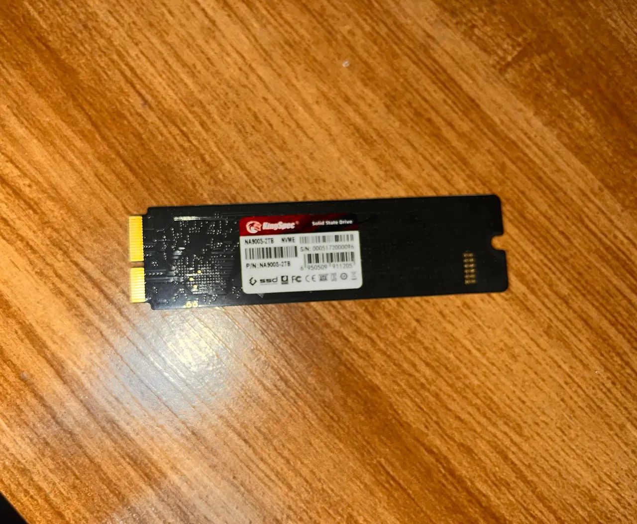 SSD 2TB KingSpec NA900S p/ MacBook Pro/Air e iMac (Nativo Apple) - Foto 3