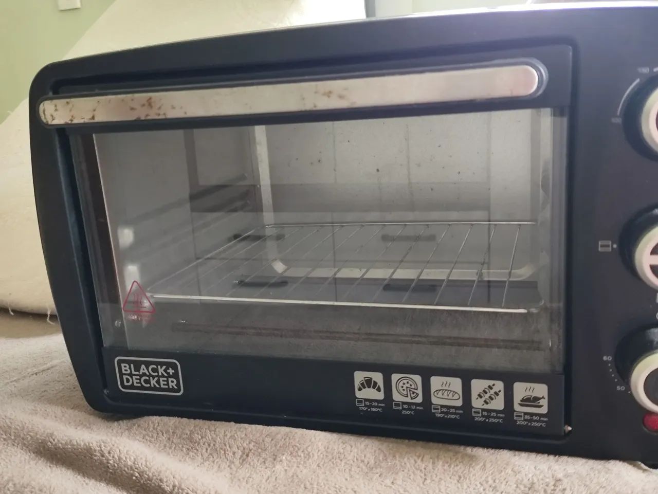 forno elétrico 18l black+decker